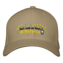 Pas trash - réutilisez chapeaux brodés
