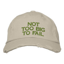 PAS TROP GRAND POUR ÉCHOUER CHAPEAU BRODÉ
