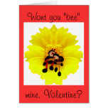 Pas vous "abeille", mine, Valentine ? Cartes