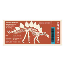 Passage d'aventure de dinosaure invitations personnalisées