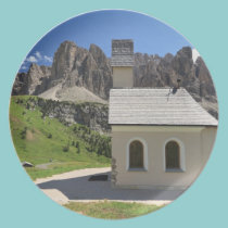 Passage de Gardena - petite église assiettes
