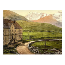 Passage de Simplon, l'hospice, Valais, Alpes de, S Cartes Postales