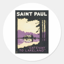 Passage de St Paul vers la Région des lacs Autocollants