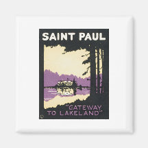Passage de St Paul vers la Région des lacs Magnets