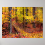 Passerelle d'automne, affiche