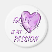 PASSION DE GOLF AIMANTS POUR RÉFRIGÉRATEUR