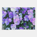 Pastel Johnny Jump Ups Hand Towels