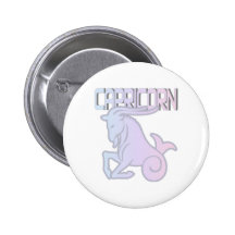 Pastels de Capricorne Badge Avec Épingle