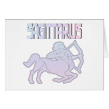Pastels de Sagittaire Carte De Vœux