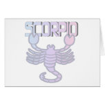 Pastels de Scorpion Cartes De Vœux