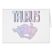 Pastels de Taureau Carte De Vœux