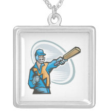 Pâte lisse 2 de cricket pendentif