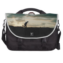 Patin de coucher du soleil, sac de messager d'ordi saccommuter