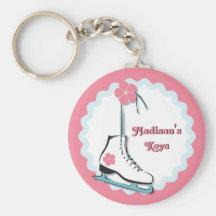 Patin de glace porte-clefs