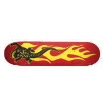 Patin de lézard planche à roulette