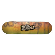 patin de peine plateau de skateboard