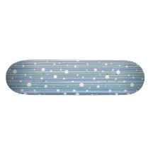 Patin rayé bleu plateaux de planche à roulettes