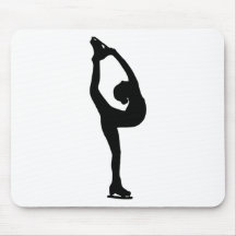 Patinage artistique tapis de souris