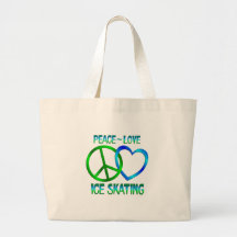 PATINAGE de GLACE d'amour de paix Sac