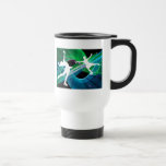 Patinage de glace stupéfié de patineurs artistique tasse à café