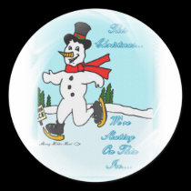 Patinage sur la glace mince autocollants