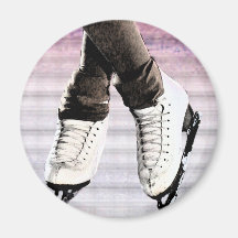 Patins artistiques aimant