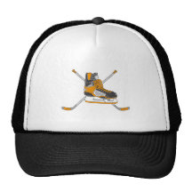 Patins de hockey sur glace casquettes