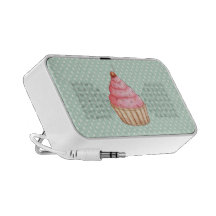 Pâtisseries un griffonnage de à petits pois haut-parleur mp3