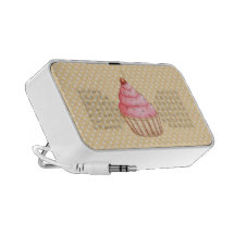 Pâtisseries un griffonnage de à petits pois haut-parleur iPhone