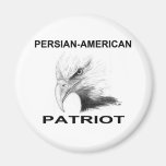 Patriote Persan-Américain Magnets