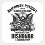 Patriotes américains 3 adhésif