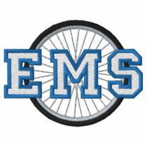 Patrouille de vélo d'E M S polos brodés