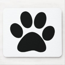 Patte animale tapis de souris