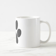 Patte animale tasse à café