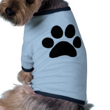 Patte animale tee-shirt pour toutou