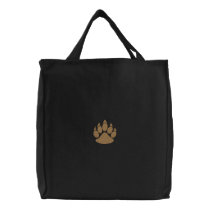 Patte avec le contour sacs brodés