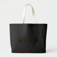 Pattes colorées sac
