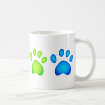 Pattes colorées tasse