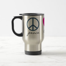 Pattes d'amour de paix mugs