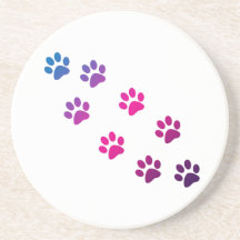 Pattes de chat dessous de verres