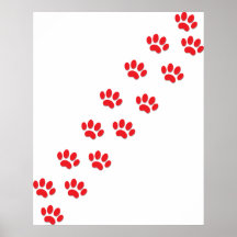 Pattes de chat posters
