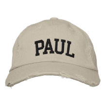 Paul a brodé le chapeau casquette de baseball brodée