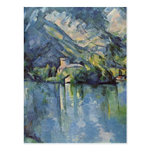 Paul Cézanne - lac annecy Cartes Postales