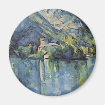 Paul Cézanne - lac annecy Aimant Pour Réfrigérateur