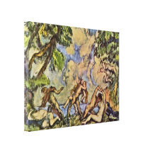 Paul Cezanne - orgie (la bataille d'amour) Toile Tendue Sur Châssis