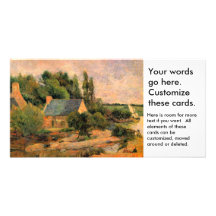 Paul Gauguin peignant des blanchisseuses à l'art d Photocartes