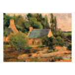 Paul Gauguin peignant des blanchisseuses à l'art d Invitation Personnalisable