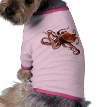 Paul le poulpe t-shirt pour chien