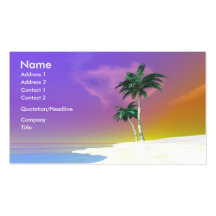 Paumes sur le blanc - affaires cartes de visite professionnelles