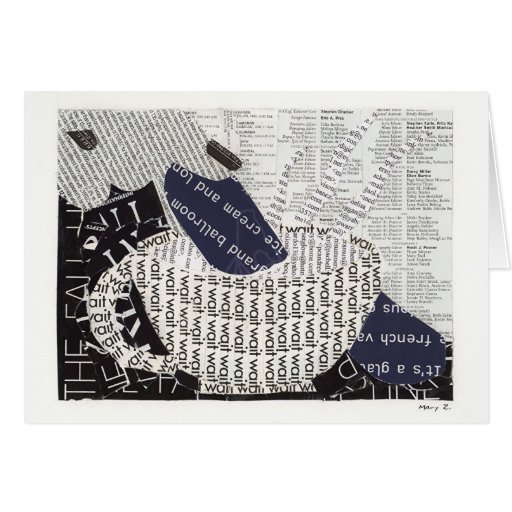 Pause-café ou temps de thé carte de vœux